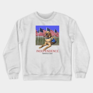 INDEPENDENCE Service Dog Crewneck Sweatshirt